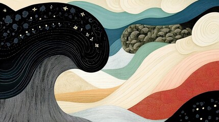 Aufkleber - Abstract Color on Textured Surface