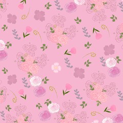 Wall Mural - Flower pattern