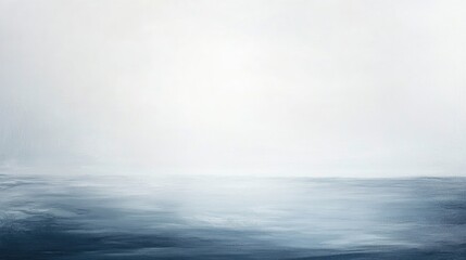 Aufkleber - Abstract painting featuring a grey perspective horizon backdrop
