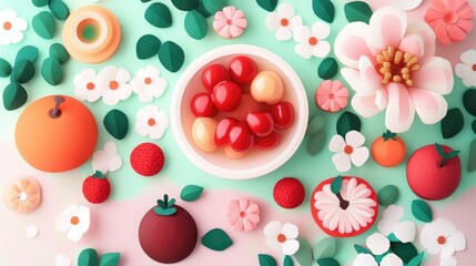 Aufkleber - Beautiful Photos of Fruit Marmalade