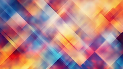Aufkleber - Abstract geometric texture featuring a colorful blurred background with a gradient effect ideal for themes textiles templates or fashion design