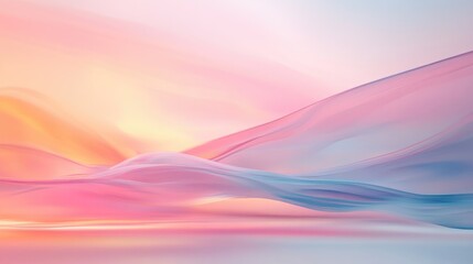 Aufkleber - Abstract hues with a soft indistinct background
