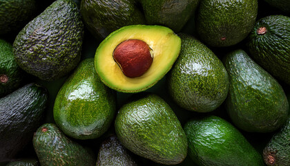 Pile a Lots of fresh avocado