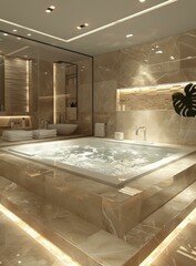 Wall Mural - Luxury Modern Spa Bathroom Design