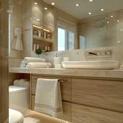 Poster - Modern Luxurious Bathroom Interior Design