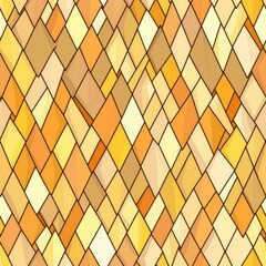Poster - Geometric Patterns with Clean Lines and Neutral Colors, seamless pattern