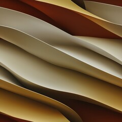 Poster - Flowing Organic Shapes in Minimalist Abstract Design, seamless pattern