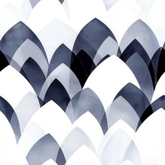 Poster - Soft Abstract Watercolor Texture in Minimalist Design, seamless pattern