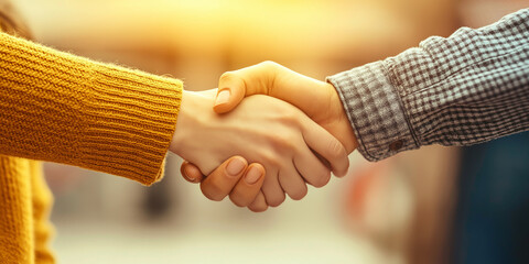 handshake between two businessmen, handshake between two people