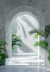 Poster - Modern Minimalist Archway Interior Design