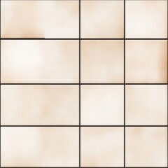 Wall Mural - Abstract grid background with soft beige tones, suitable for design.