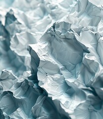 Poster - Abstract Textured Crumpled Paper Background