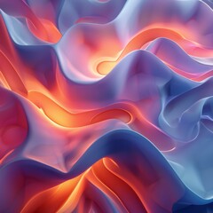 Poster - Colorful abstract background with smooth gradient color transitions