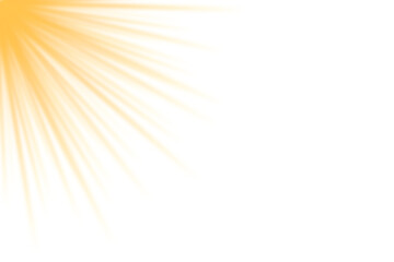 Wall Mural - glowing light rays effects, rays of light on transparent background. light overlay, png image. spark