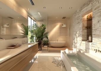 Sticker - Modern Luxury Bathroom Interior Design