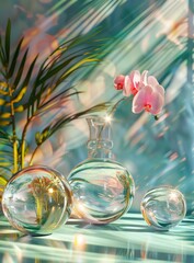 Poster - Stylish Floral Still Life Illustration