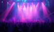 © Александр Михайлюк - Dynamic concert crowd under vibrant stage lights