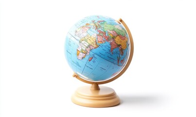 School globe illustration geography map model