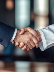 Professional Handshake between Businessmen