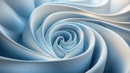 Canvas Print - 3D rendering of a white background with spiral lines