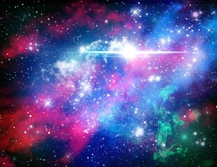Wall Mural - background with stars, in space galaxy background