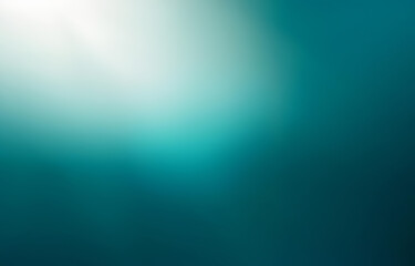 A blurred gradient background with a white light source in the upper left corner and transitioning into a teal blue.