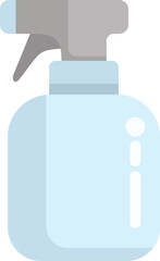 Wall Mural - Blue spray bottle dispensing liquid for cleaning and disinfecting surfaces