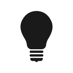 Wall Mural - bulb vector icon