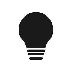 Wall Mural - bulb vector icon