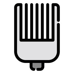 Wall Mural - hair clipper icon 