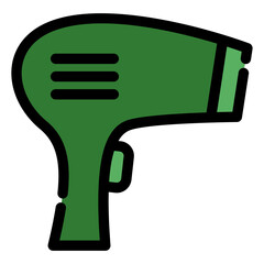 Wall Mural - hair dryer icon 