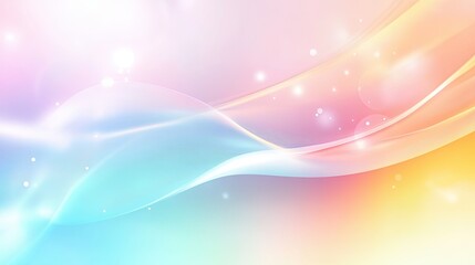 A soft rainbow abstract background with blurred shapes and gentle gradients, creating a dreamy and ethereal feel.