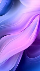 Poster - Abstract purple and blue wave pattern