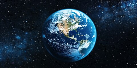Wall Mural - earth in space 