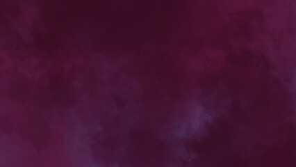Wall Mural - Dark purple watercolor background. Black and Purple Smoke fog clouds abstract background texture.
