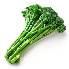 Wall Mural - a bunch of broccoli on a white background