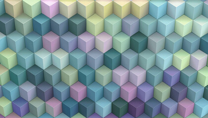 abstract background with cubes