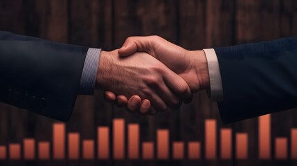 Close-up of Two Negotiators Shaking Hands