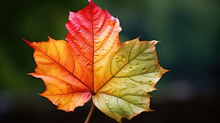 Wall Mural - transition hibiscus leaf