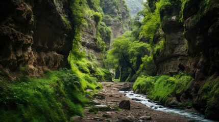 Wall Mural - serene road canyon