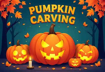 halloween pumpkin background