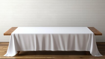 draped table cloth mock up