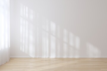Poster - Empty area scene. Interior of living minimal style with empty space for products presentation or text for advertising.