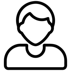 Poster - User profile icon for websites and mobile applications