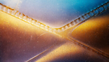 Poster - Abstract patterns of light and color create a unique visual experience in a textured surface on a bright day