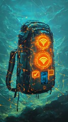 Poster - The Wireless Wanderer, Digital Nomadism and Lifestyle