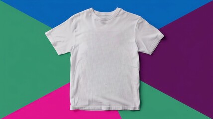 Blank White TShirt Mockup Design Template