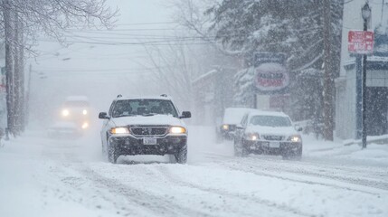 A winter weather advisory warning of severe snow and ice, with hazardous travel conditions expected across the region