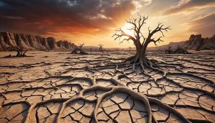 Cracked Earth Landscapes