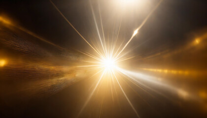 Poster - a stunning burst of golden light radiates from the center, creating a mesmerizing visual effect remi
